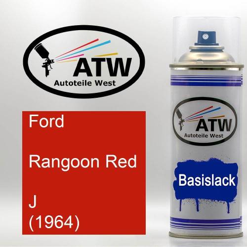 Ford, Rangoon Red, J (1964): 400ml Sprühdose, von ATW Autoteile West.